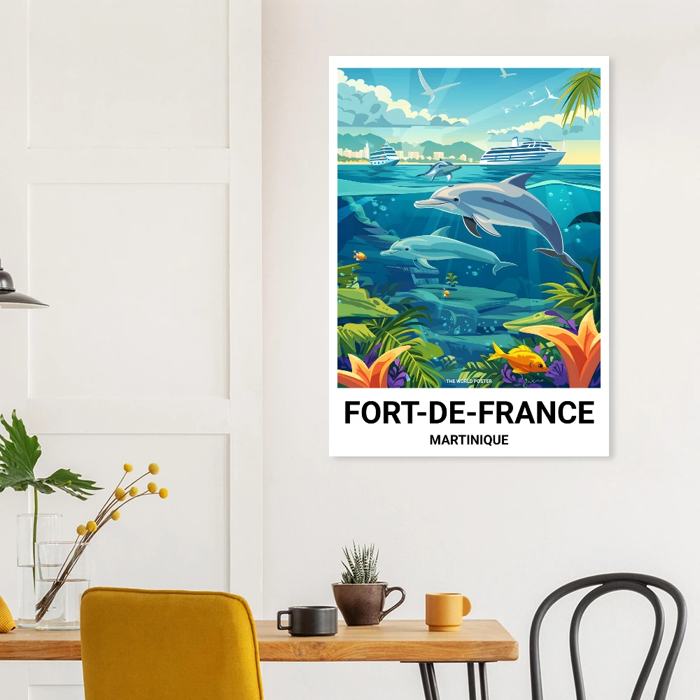 Affiche FORT-DE-FRANCE - Image 3 of 6