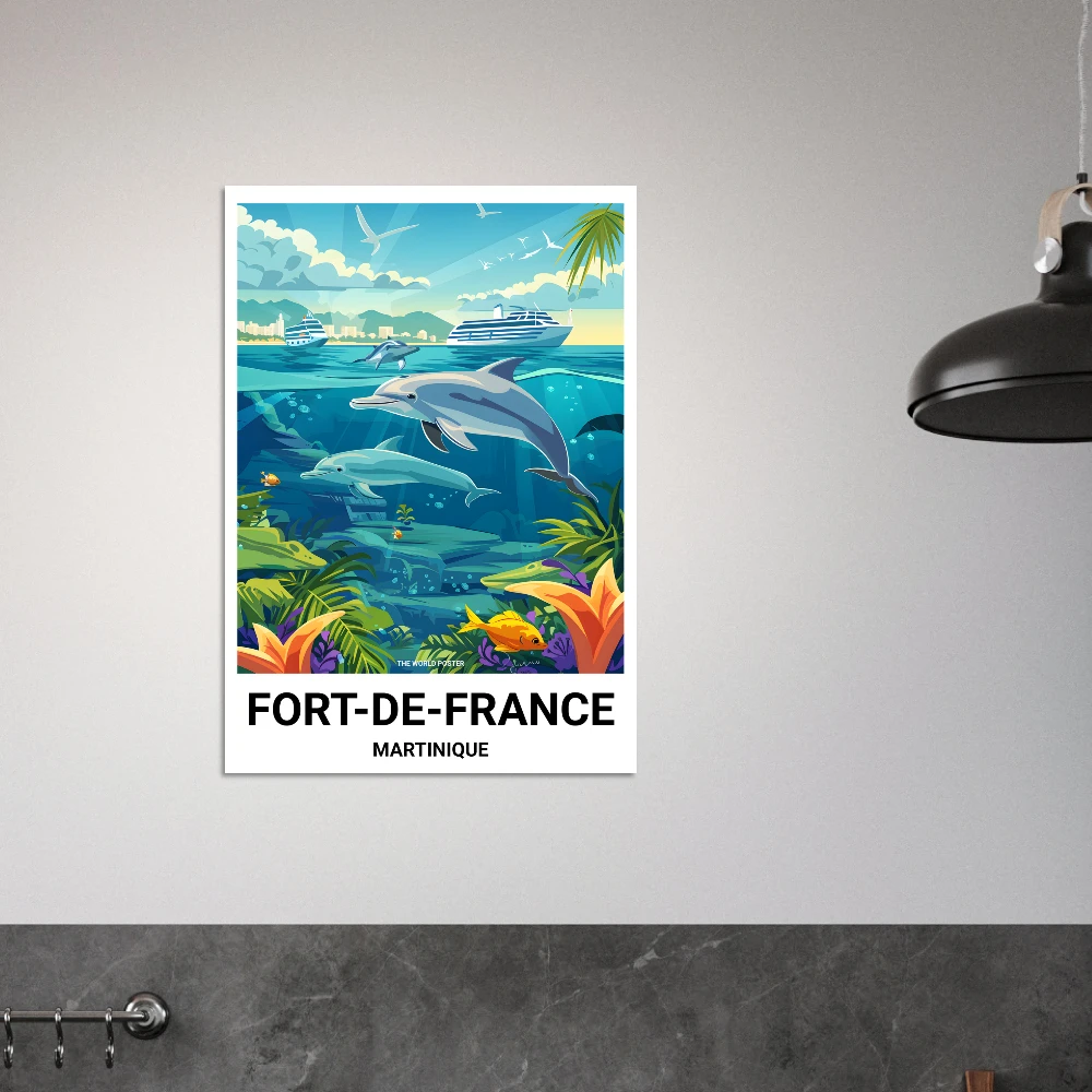 Affiche FORT-DE-FRANCE - Image 4 of 6