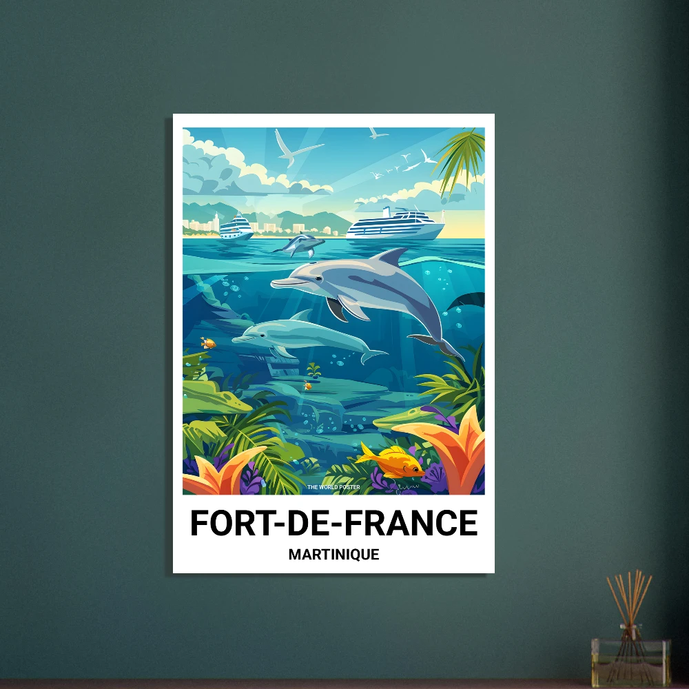 Affiche FORT-DE-FRANCE - Image 5 of 6