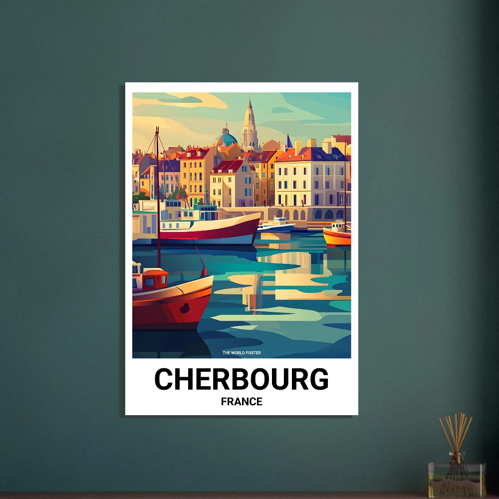 Affiche CHERBOURG - Image 4 of 6