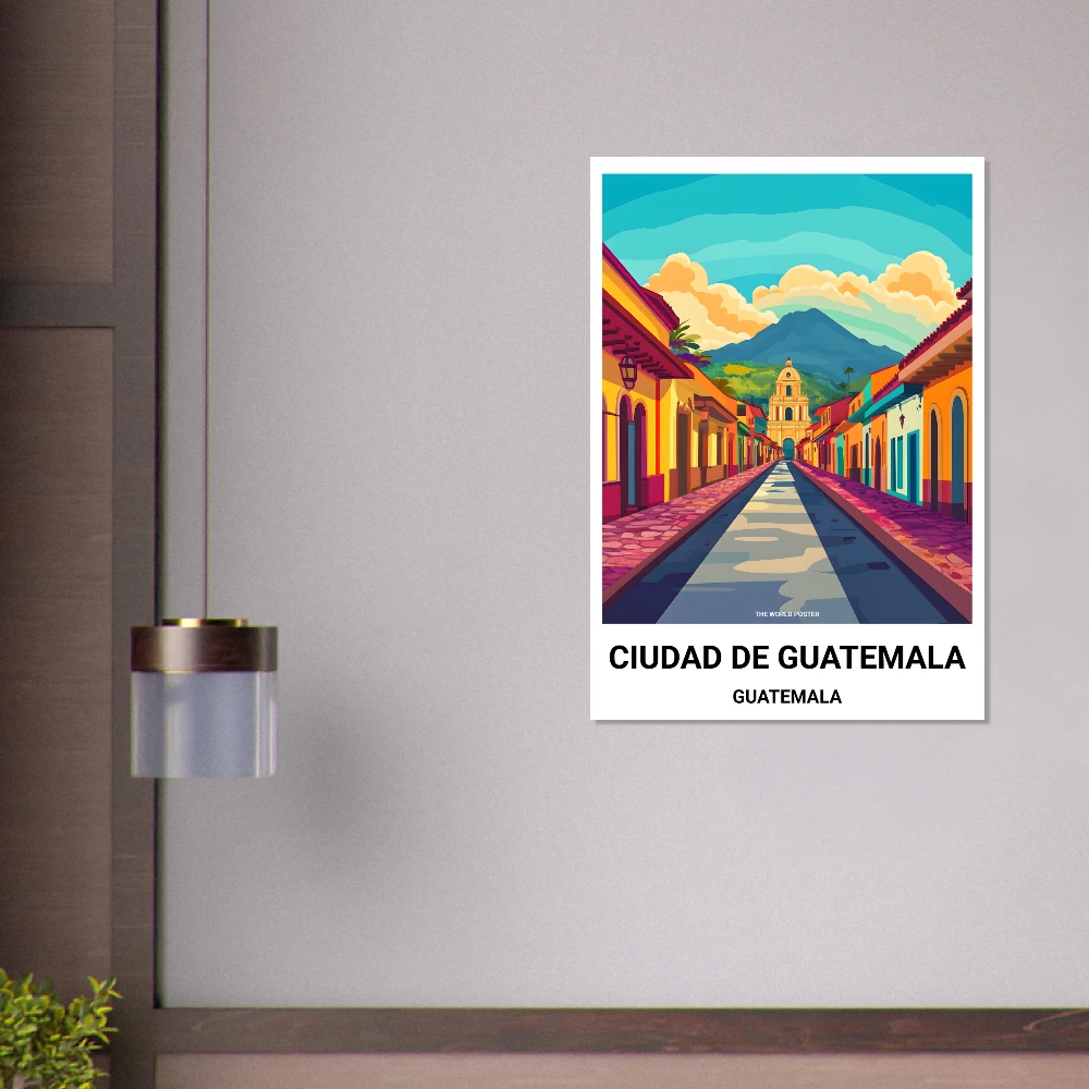 Affiche GUATEMALA CITY - Image 2 of 6