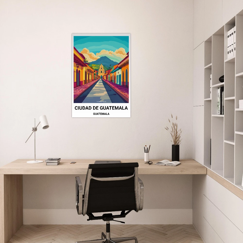 Affiche GUATEMALA CITY - Image 3 of 6