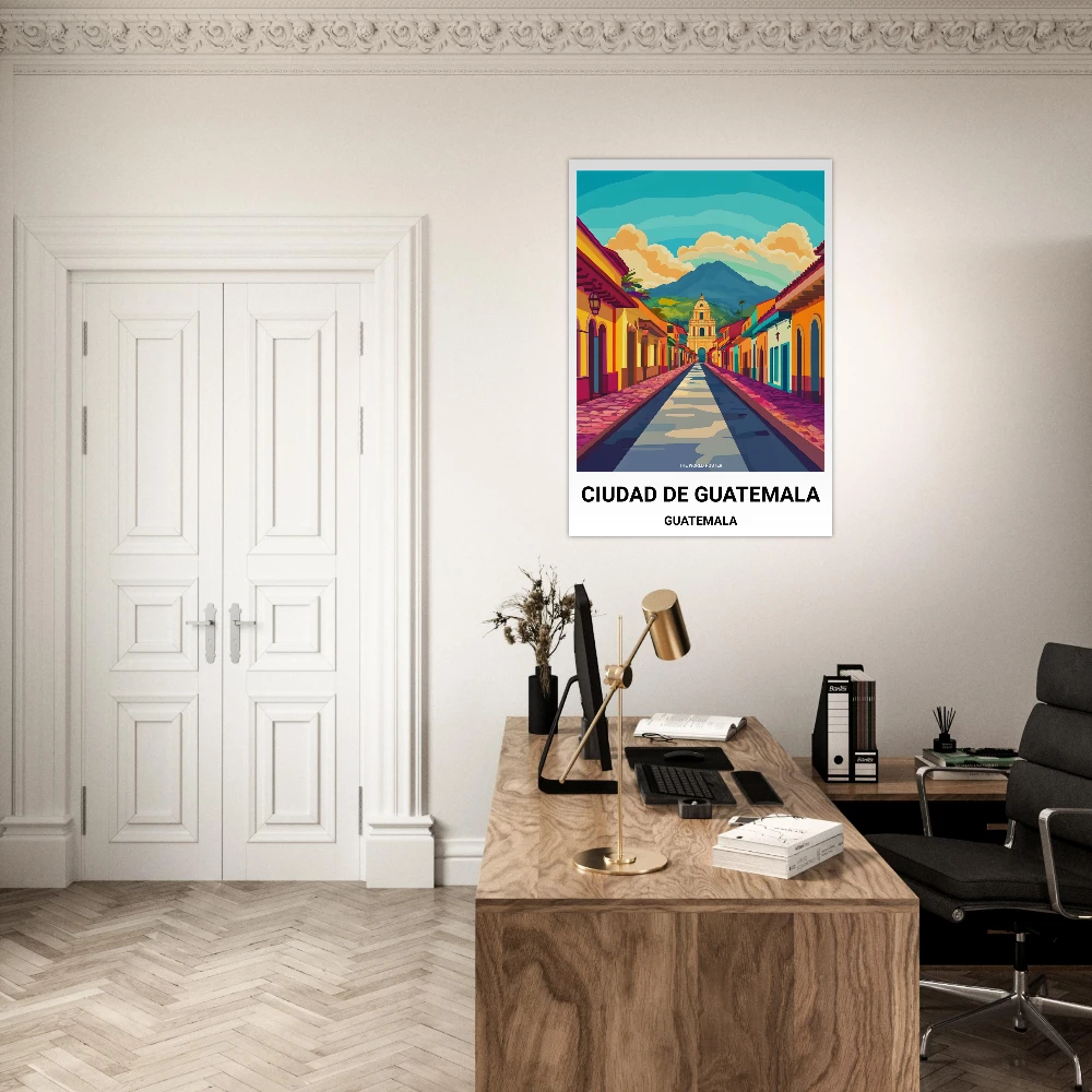 Affiche GUATEMALA CITY - Image 5 of 6