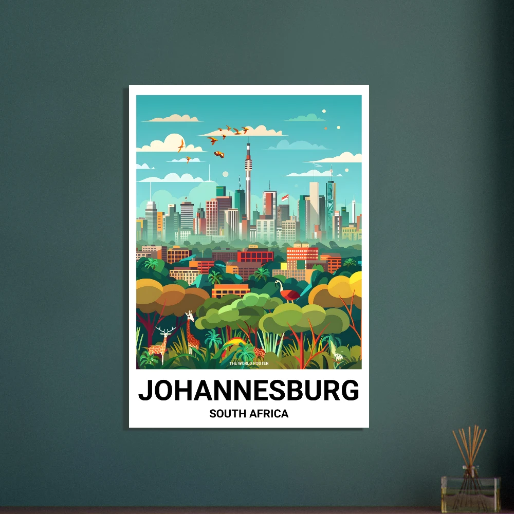 Affiche JOHANNESBOURG - Image 3 of 6