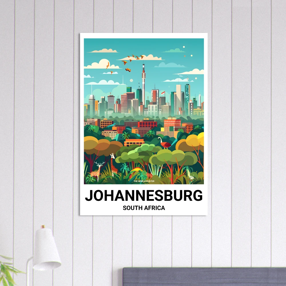 Affiche JOHANNESBOURG - Image 6 of 6