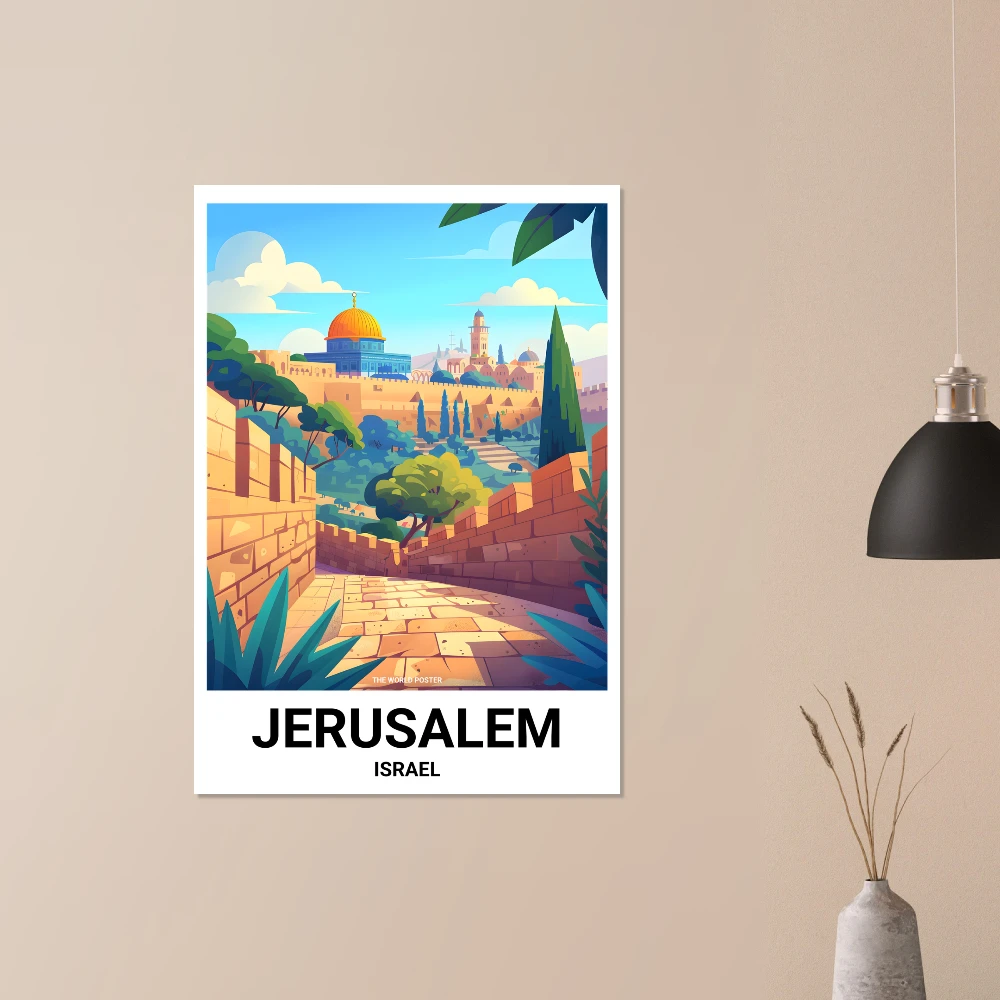 Affiche JÉRUSALEM - Image 6 of 6