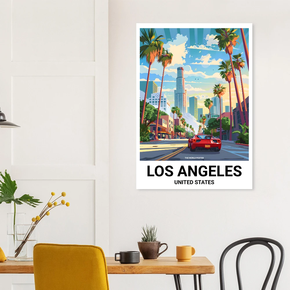 Affiche LOS ANGELES - Image 2 of 6