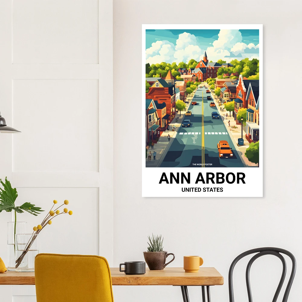 Affiche ANN ARBOR - Image 2 of 6