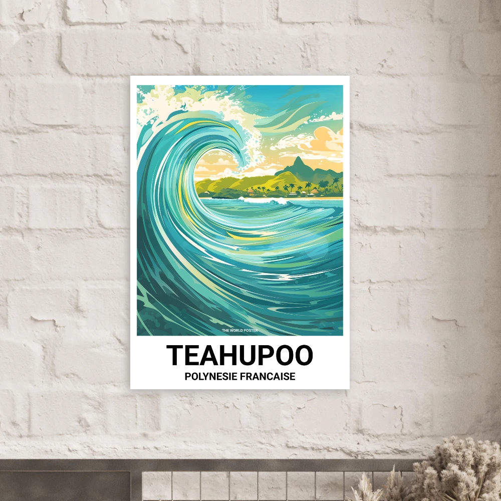 Affiche TEAHUPOO - Image 6 of 6