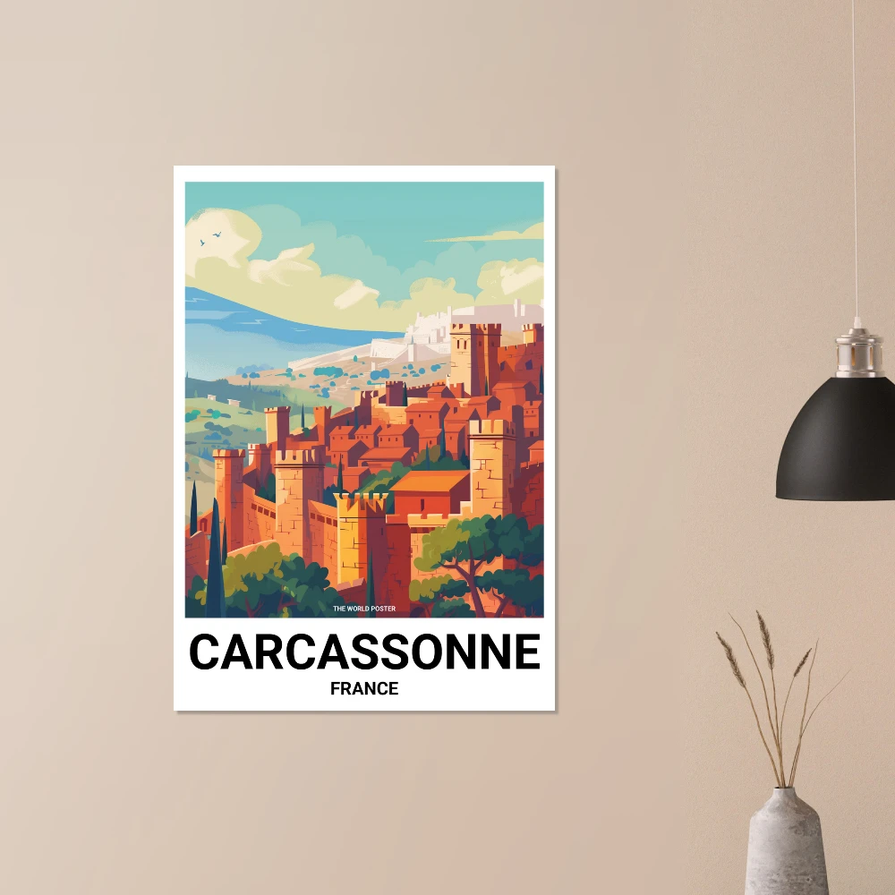 Affiche CARCASSONE - Image 2 of 6