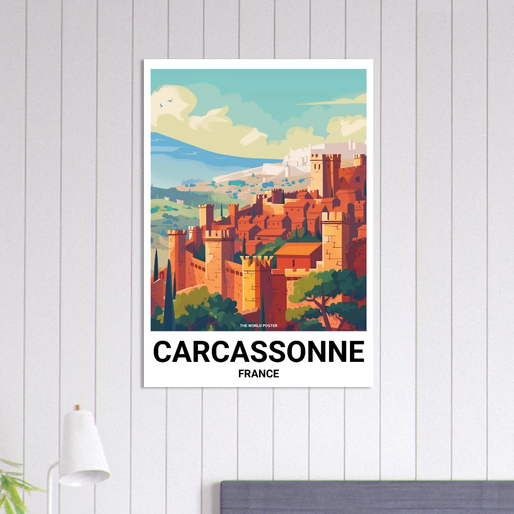 Affiche CARCASSONE - Image 3 of 6
