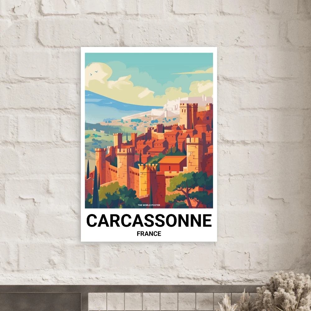 Affiche CARCASSONE - Image 4 of 6