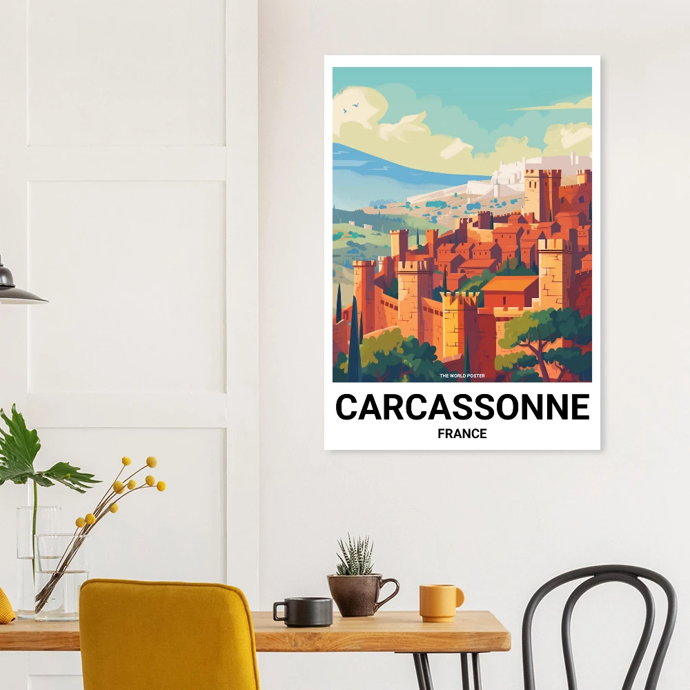 Affiche CARCASSONE - Image 6 of 6