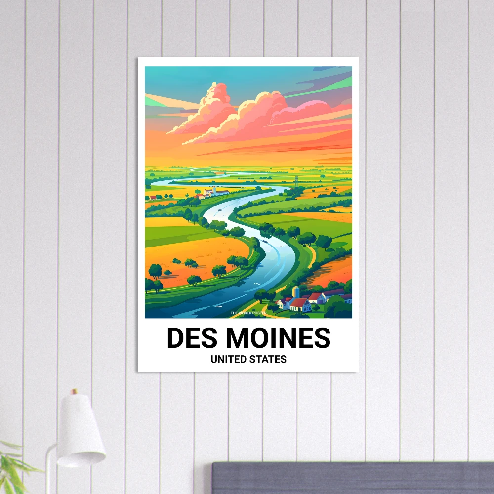Affiche DES MOINES - Image 3 of 6