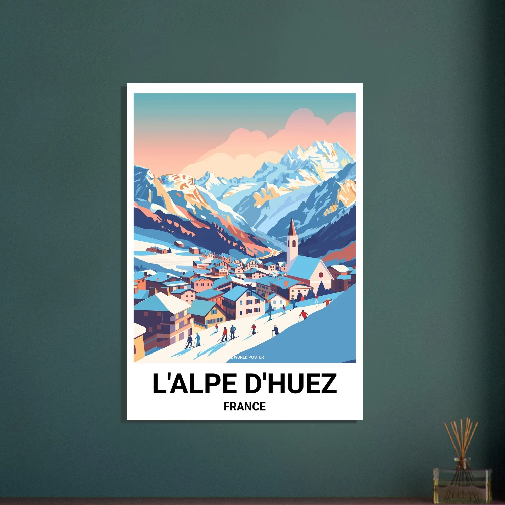 Affiche L'ALPE D'HUEZ - Image 2 of 6