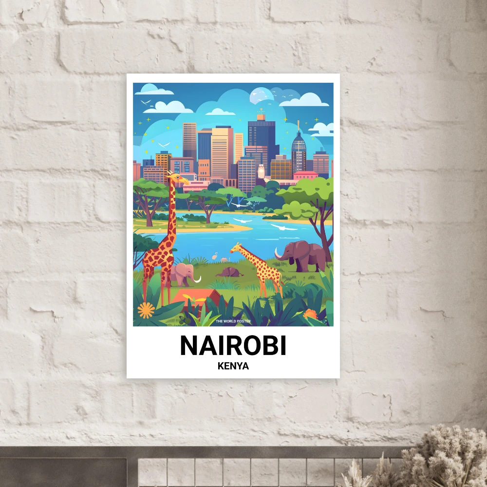 Affiche NAIROBI - Image 6 of 6