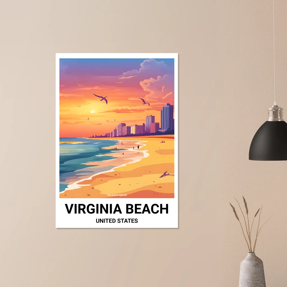 Affiche VIRGINIA BEACH - Image 5 of 6