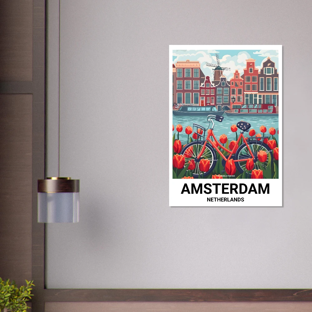Affiche AMSTERDAM - Image 2 of 6