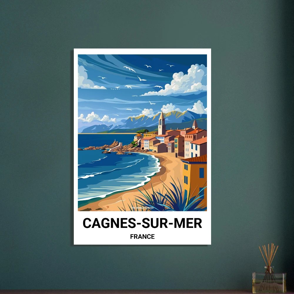 Affiche CAGNES-SUR-MER - Image 2 of 6