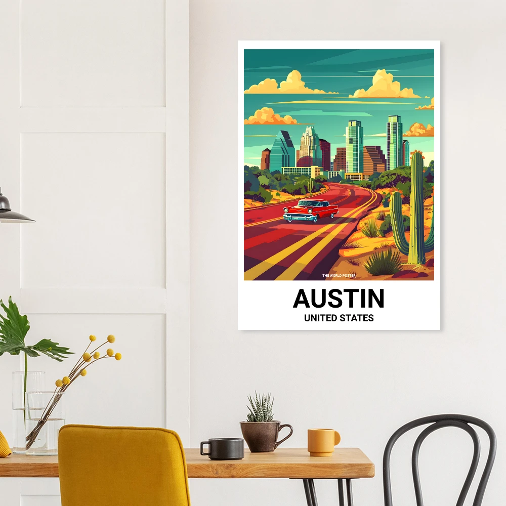 Affiche AUSTIN - Image 4 of 6