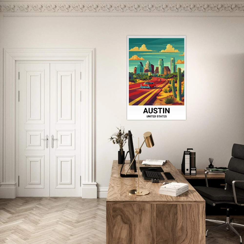 Affiche AUSTIN - Image 5 of 6