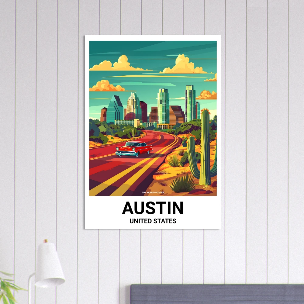Affiche AUSTIN - Image 6 of 6