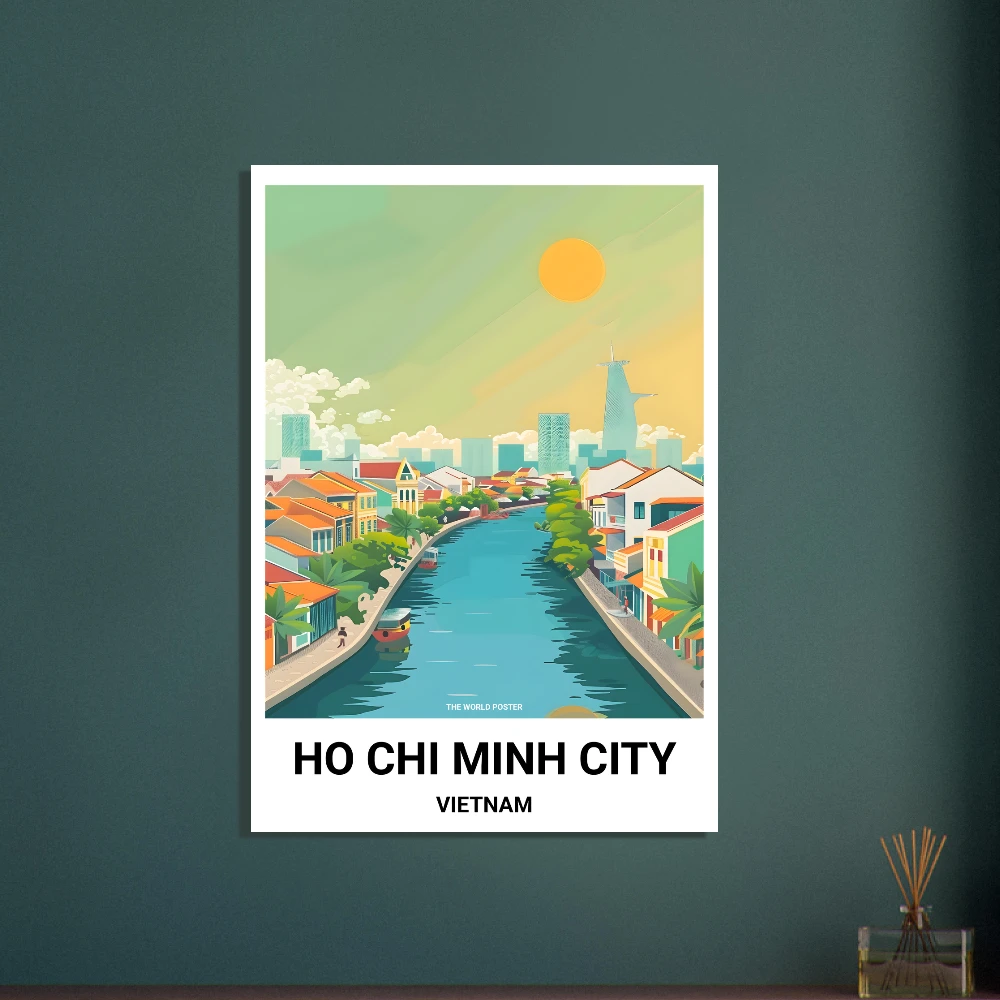 Affiche HÔ CHI MINH-VILLE - Image 6 of 6