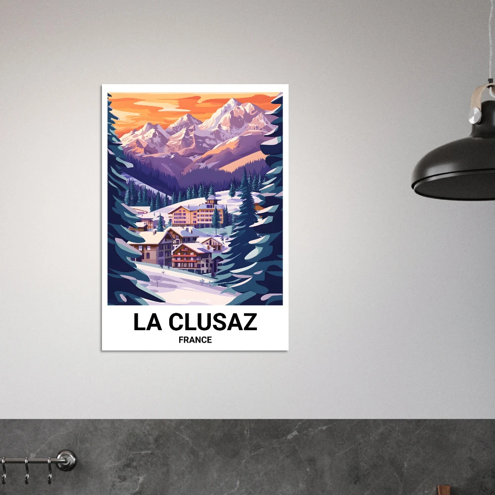 Affiche LA CLUSAZ - Image 2 of 6