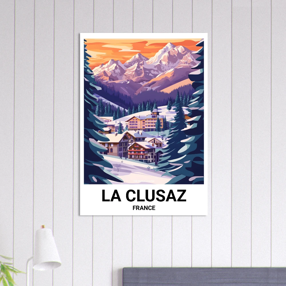 Affiche LA CLUSAZ - Image 3 of 6