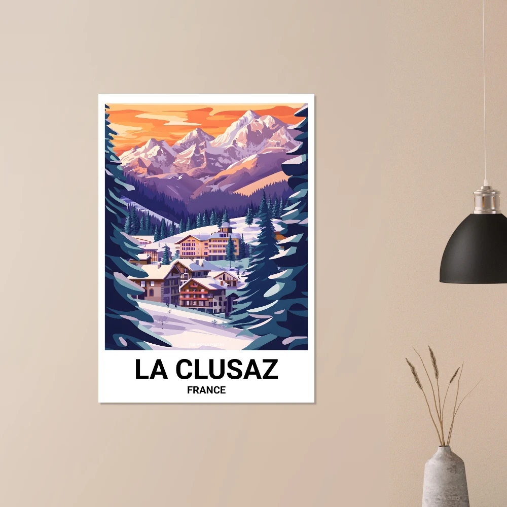 Affiche LA CLUSAZ - Image 5 of 6