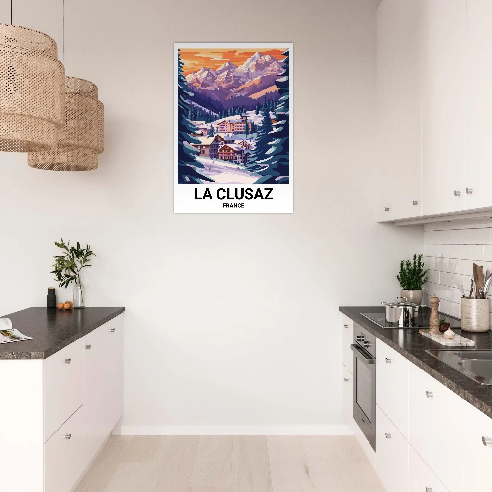 Affiche LA CLUSAZ - Image 6 of 6