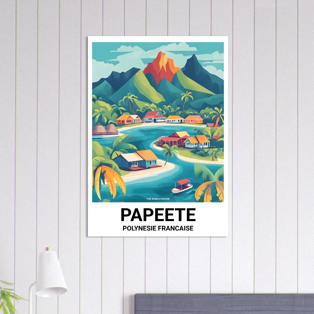 Affiche PAPEETE - Image 2 of 6