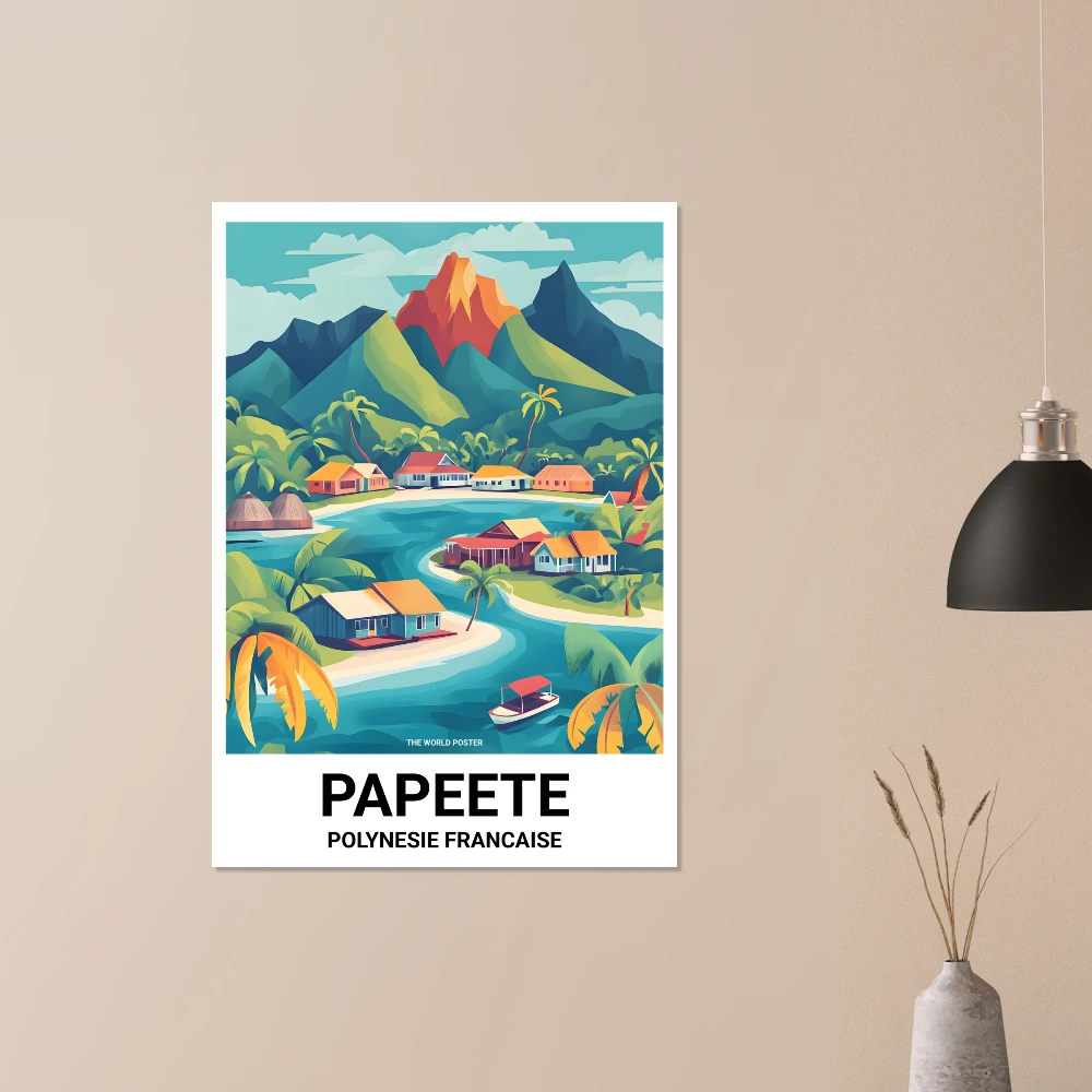Affiche PAPEETE - Image 5 of 6