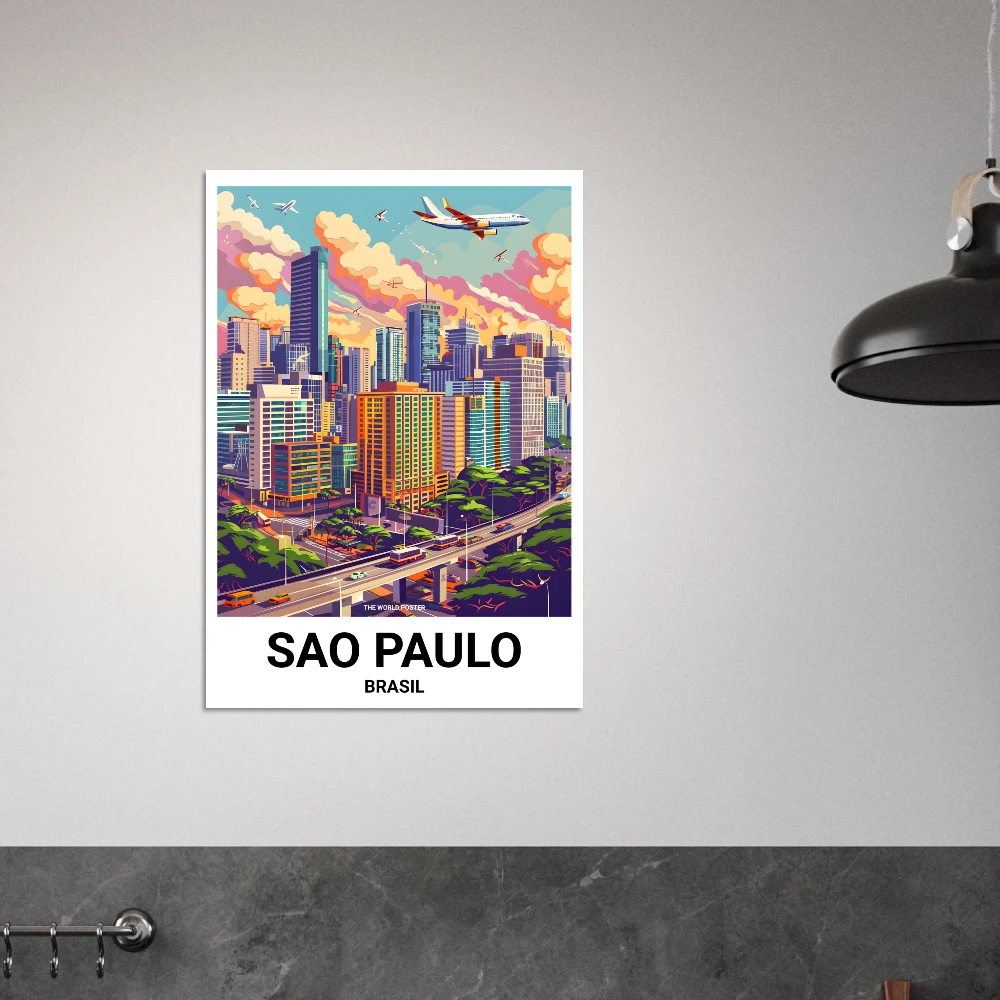 Affiche SÃO PAULO - Image 2 of 6