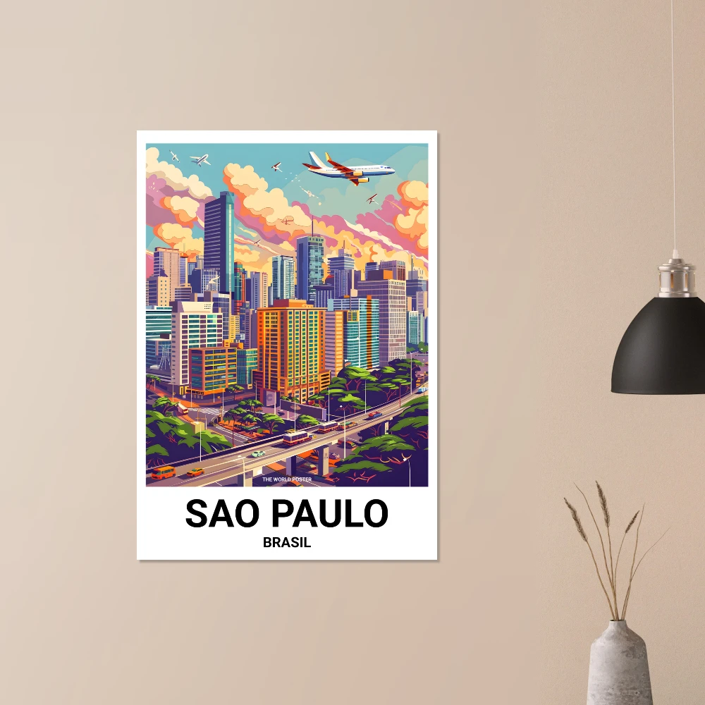 Affiche SÃO PAULO - Image 3 of 6