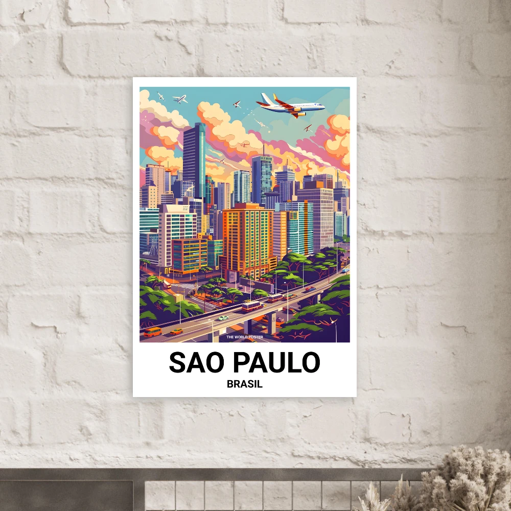 Affiche SÃO PAULO - Image 4 of 6