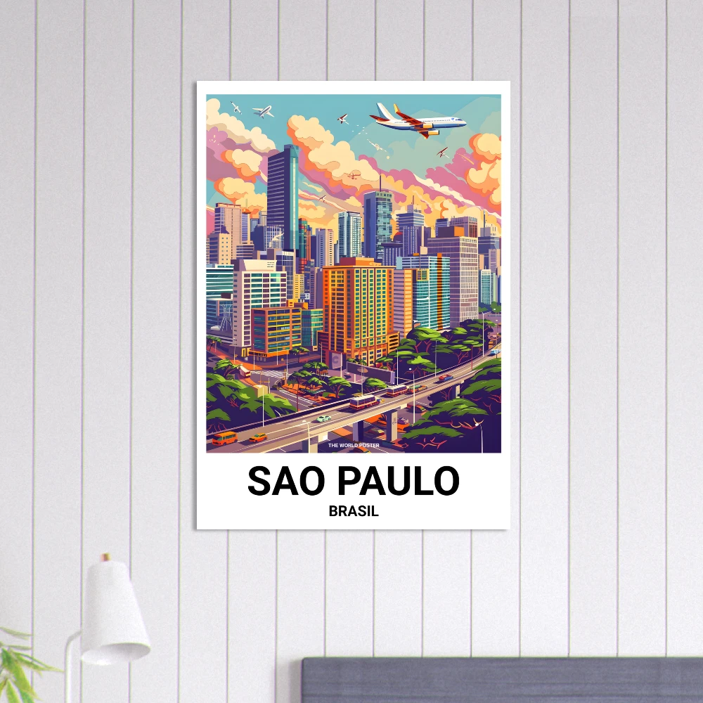 Affiche SÃO PAULO - Image 5 of 6
