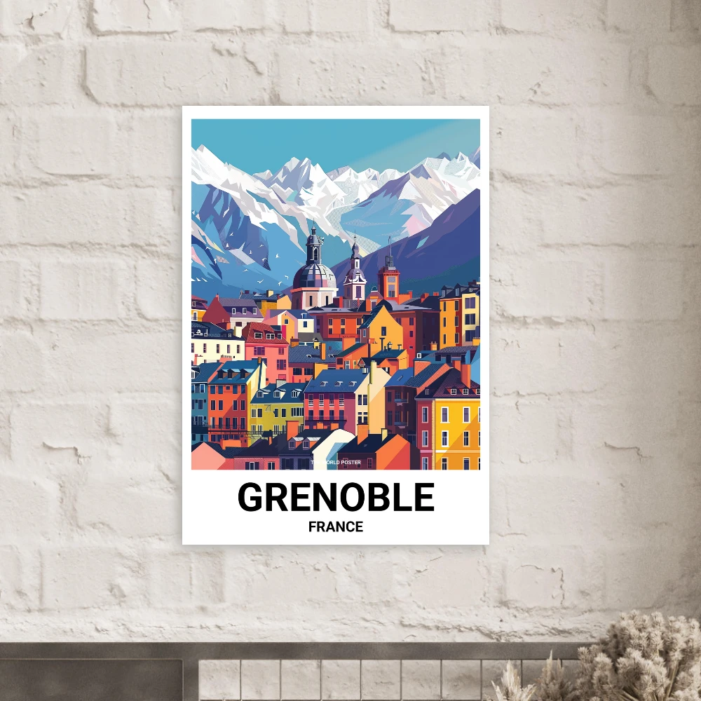 Affiche GRENOBLE - Image 2 of 6