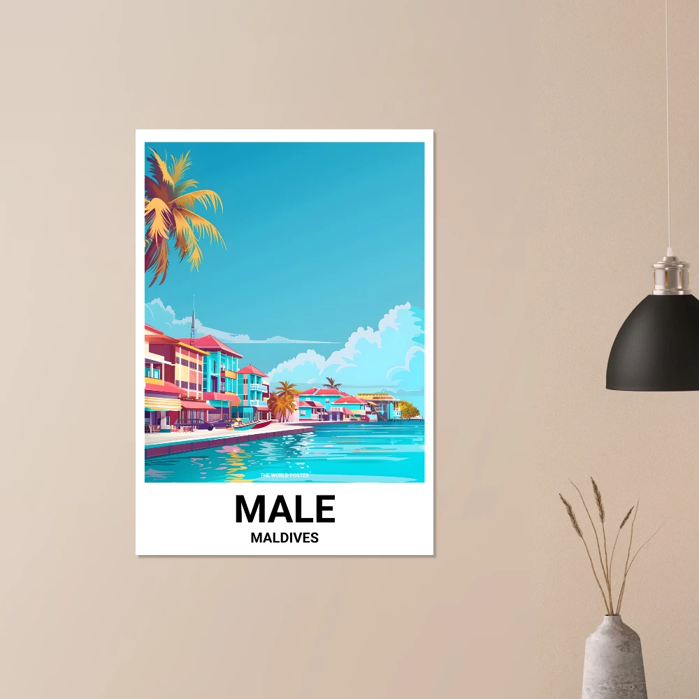 Affiche MALÉ - Image 3 of 6