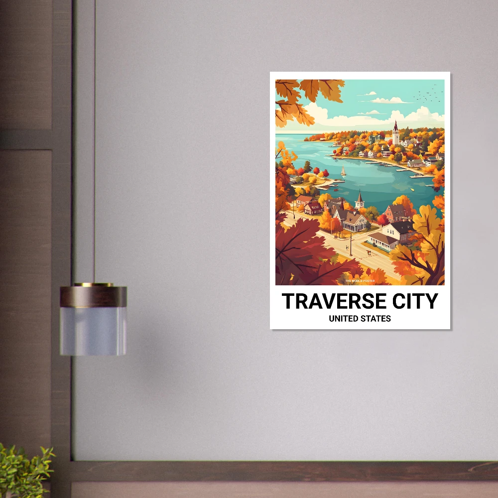 Affiche TRAVERSE CITY - Image 6 of 6