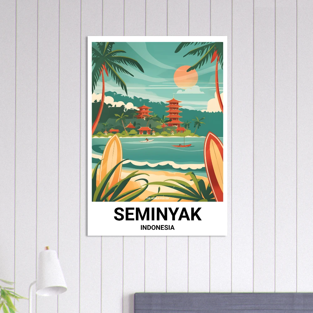 Affiche SEMINYAK - Image 6 of 6
