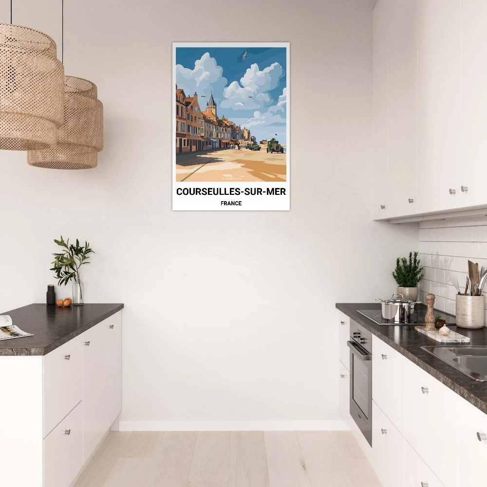 Affiche COURSEULLES-SUR-MER - Image 3 of 6