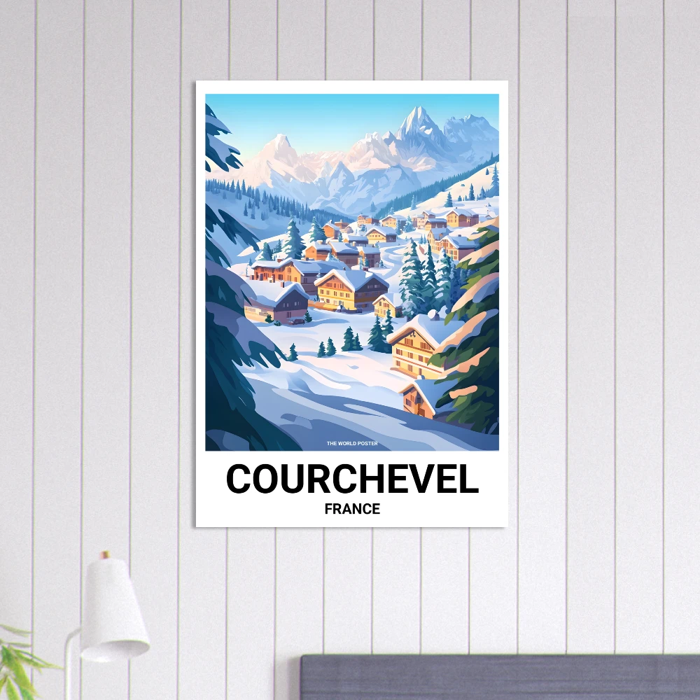 Affiche COURCHEVEL - Image 3 of 6