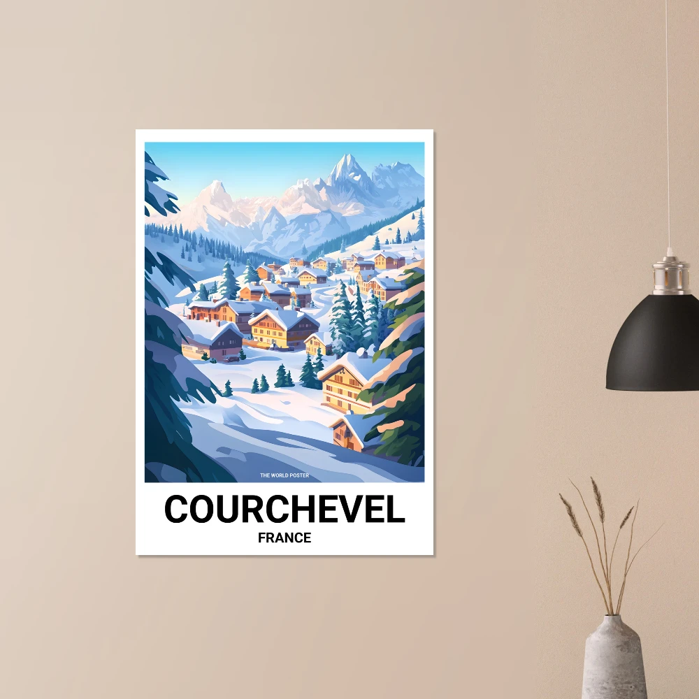 Affiche COURCHEVEL - Image 4 of 6