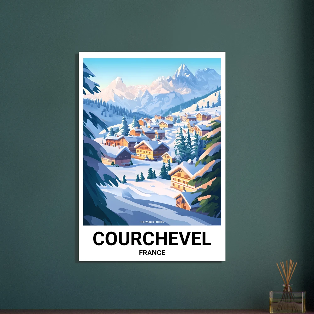 Affiche COURCHEVEL - Image 5 of 6