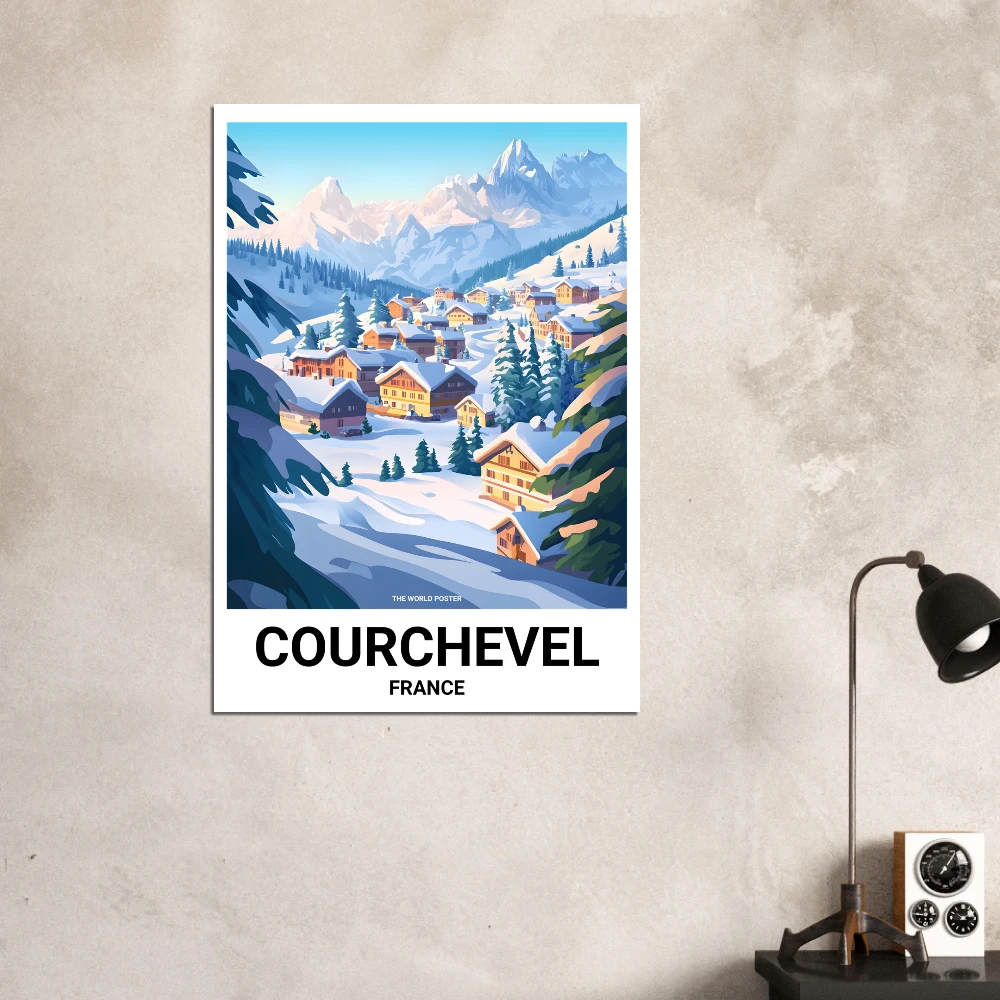 Affiche COURCHEVEL - Image 6 of 6