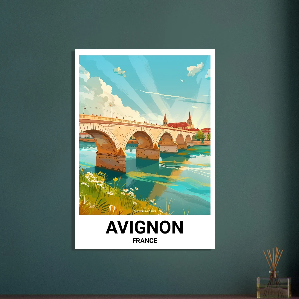 Affiche AVIGNON - Image 4 of 6