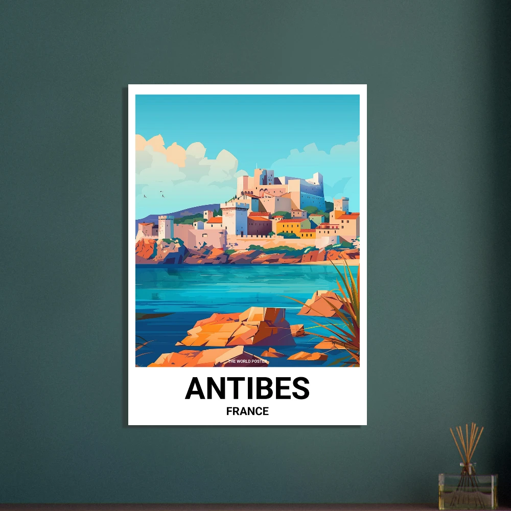 Affiche ANTIBES - Image 3 of 6
