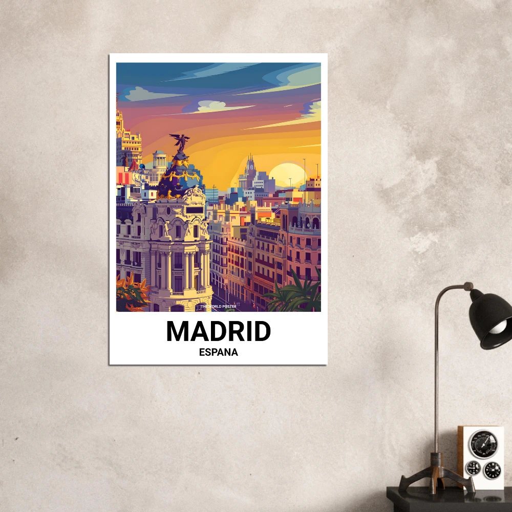 Affiche MADRID - Image 3 of 6