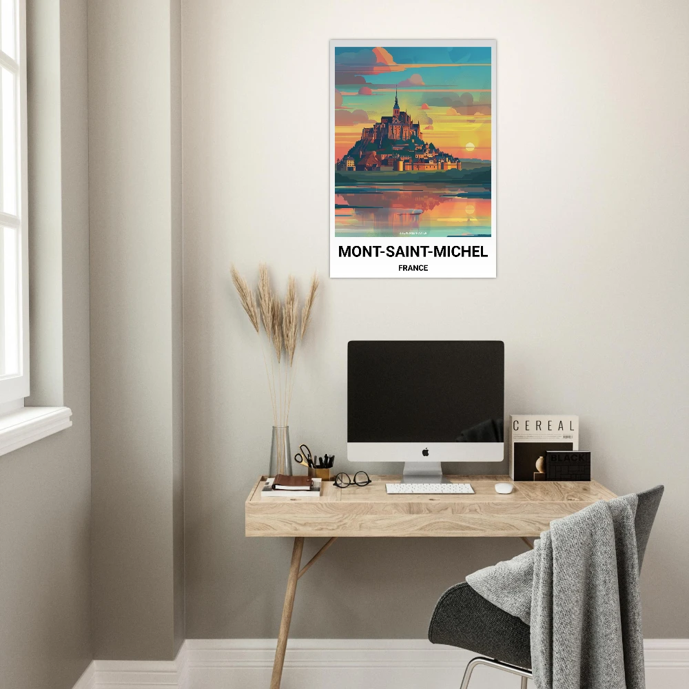 Affiche MONT-SAINT-MICHEL - Image 4 of 6